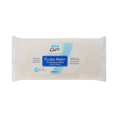 Flushable Personal Wipe Flush Away Adult Soft Pack Scented 24 Count - BeHope