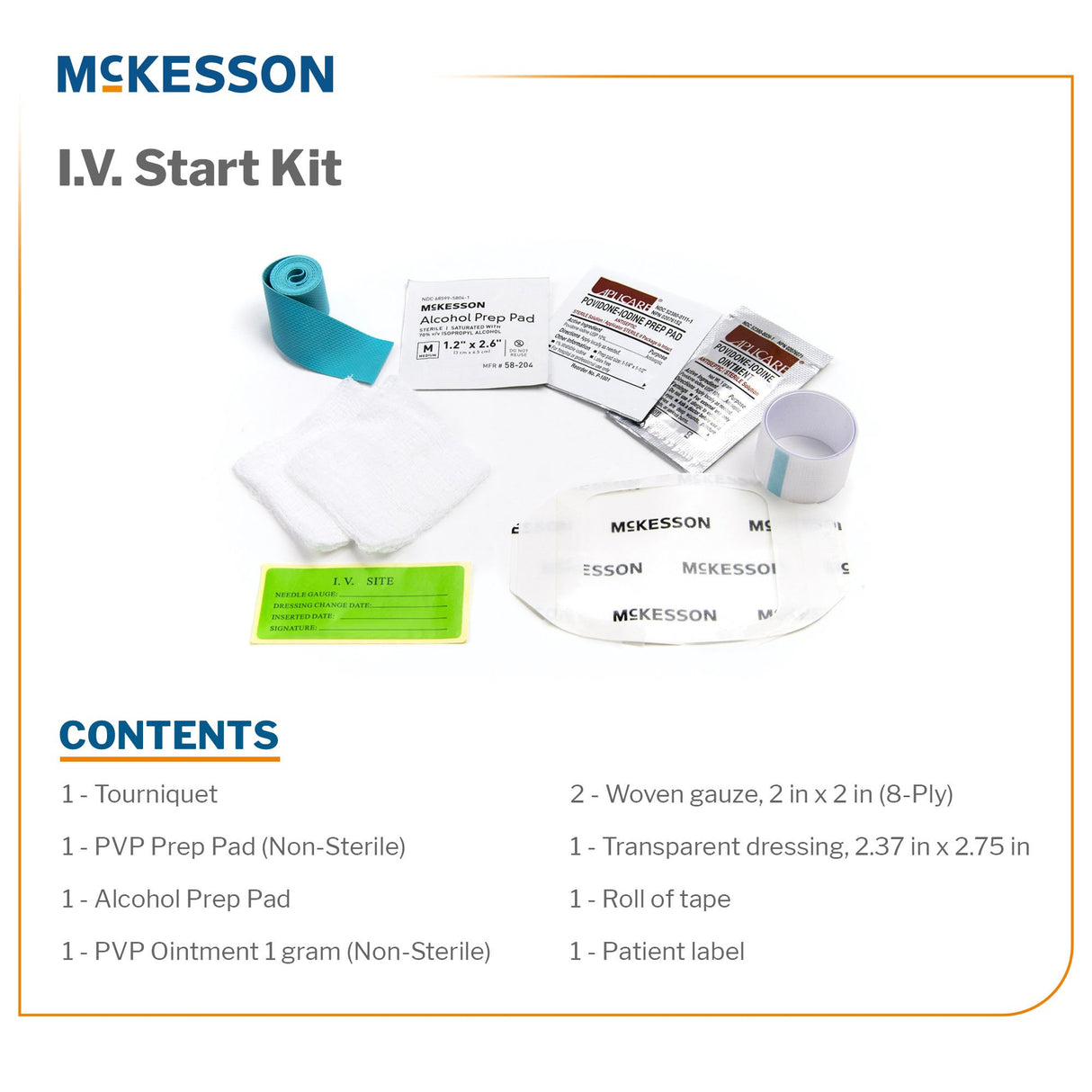 IV Start Kit McKesson Sterile - BeHope