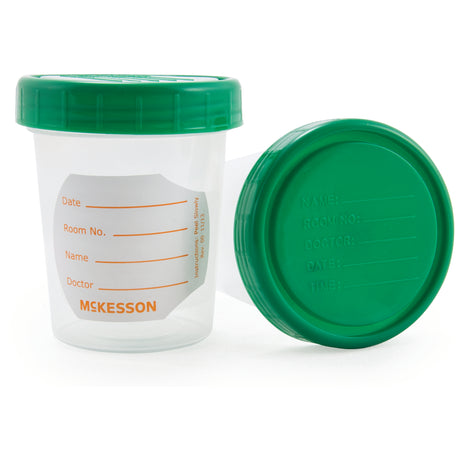 Specimen Container McKesson Screw Cap Nonsterile Translucent Polypropylene - BeHope