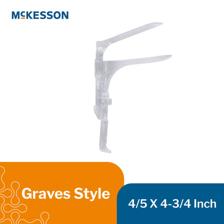 Vaginal Speculum Mckesson Graves Nonsterile Office Grade Plastic Disposable Without Light Source - BeHope
