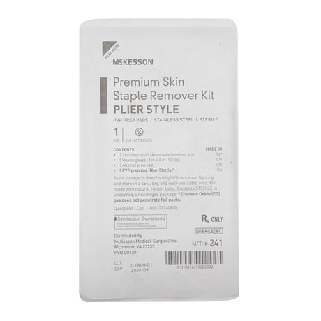 McKesson Sterile Single Use Skin Staple Removal Kit - BeHope
