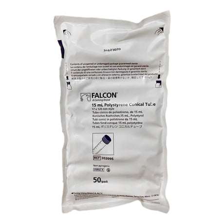 Falcon® Centrifuge Tube Plain 15 mL Screw Cap Polystyrene Tube - BeHope