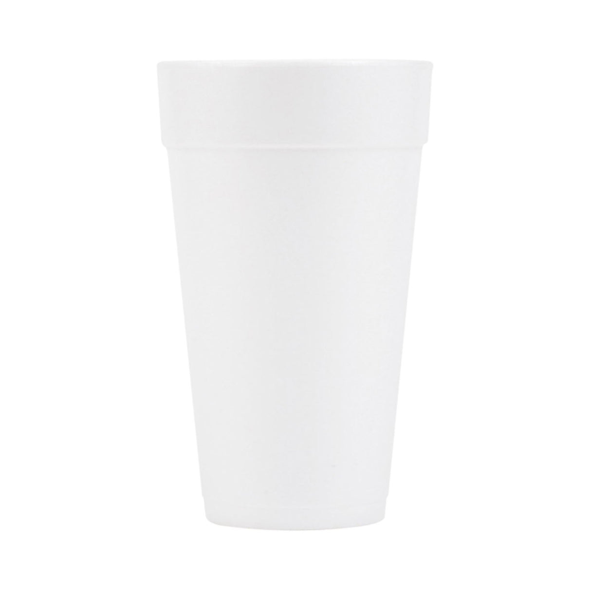 20 oz. Styrofoam Drinking Cup White Disposable - BeHope