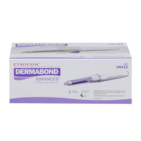 Skin Adhesive Dermabond Advanced™ 0.7 mL Liquid Precision and Dome Applicator Tip 2-Octyl Cyanoacrylate - BeHope