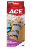 Wrist Brace 3M™ Ace™ Aluminum / Nylon / Polyester / Polypropylene / Polyurethane / Spandex Left Hand Gray One Size Fits Most - BeHope
