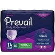 Female Adult Absorbent Underwear Prevail® Daily Underwear Pull On with Tear Away Seams 2X-Large Disposable Heavy Absorbency - BeHope