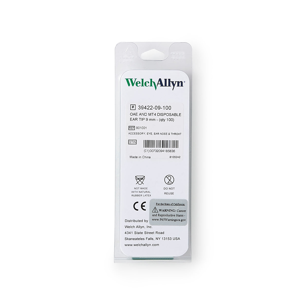 Audiometer Eartip 9 mm, Disposable For use with OAE Hearing Screener - BeHope
