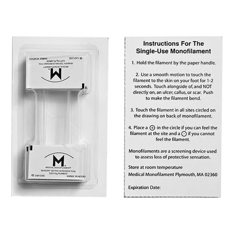 Single-Use Monofilament Sensory Test for Precise Sensitivity - BeHope