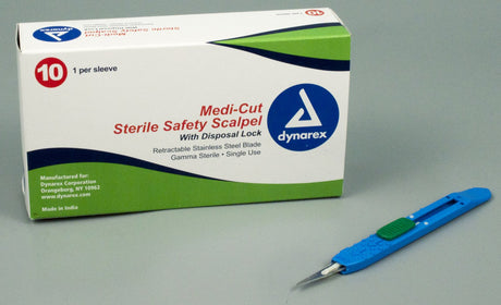 Safety Scalpel Medicut™ Retractable Blade Sterile Disposable - BeHope