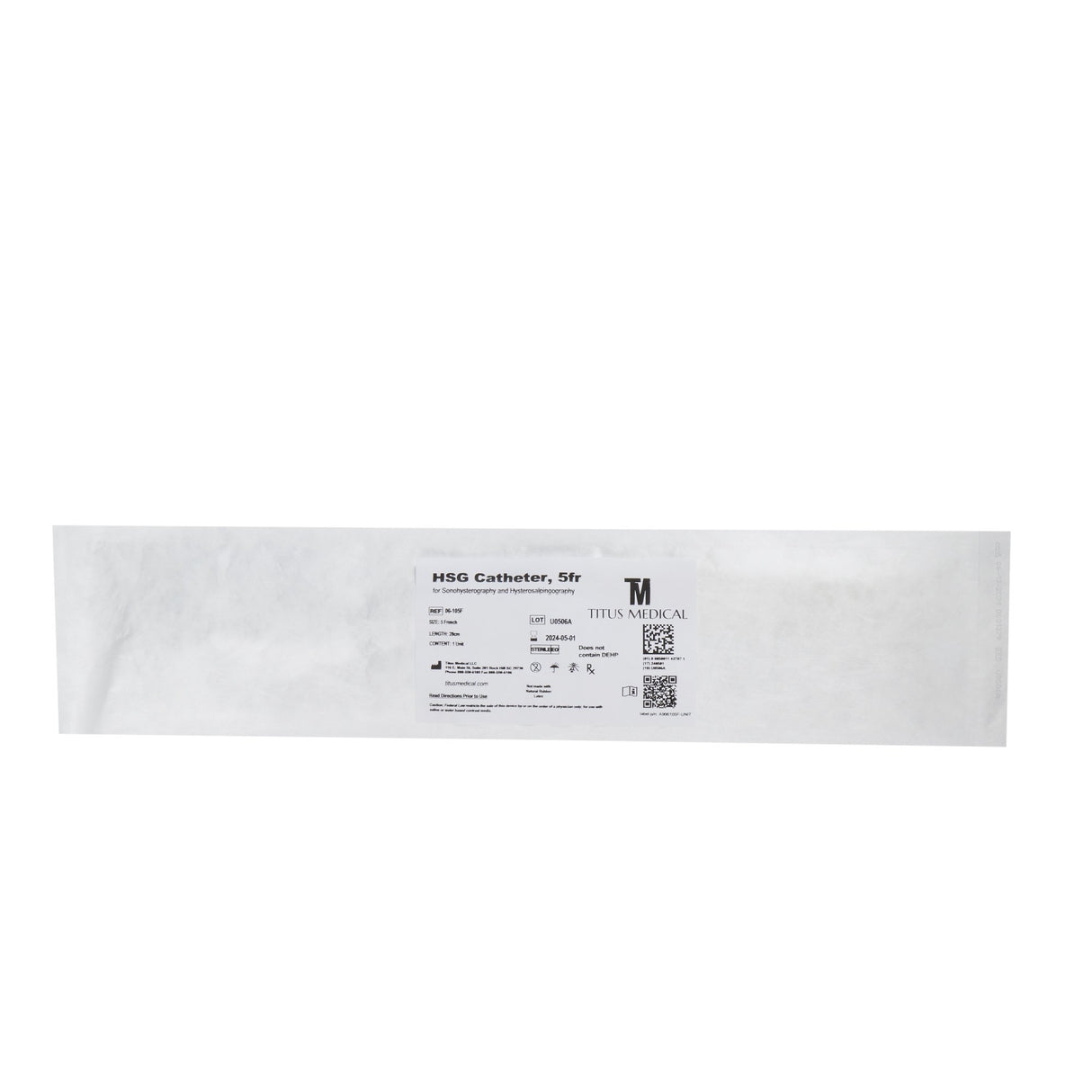 HSG Catheter Set Redi ClearVue 5 Fr. - BeHope