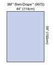 General Purpose Drape 3M™ Steri-Drape™ Drape Sheet / Back Table Cover 44 W X 59 L Inch Sterile - BeHope