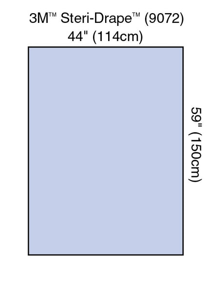 General Purpose Drape 3M™ Steri-Drape™ Drape Sheet / Back Table Cover 44 W X 59 L Inch Sterile - BeHope