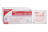 Alcohol Prep Pad Dukal® 70% Strength Isopropyl Alcohol Individual Packet Medium Sterile - BeHope