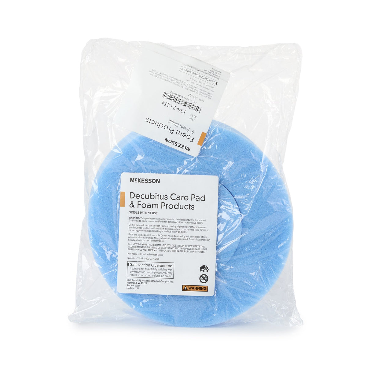 Head Positioner Donut Mckesson Foam Cushion for Comfort and Pressure Relief - BeHope