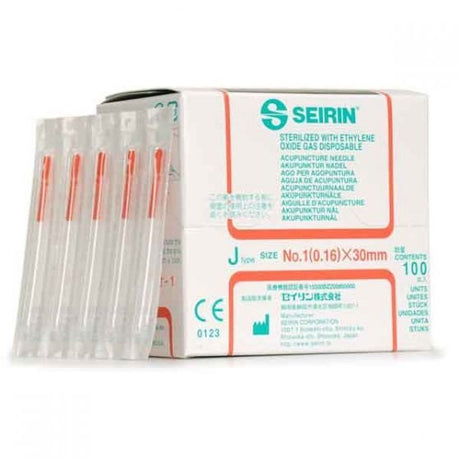 Acupuncture Needle Seirin® 1 Japanese Gauge 30 mm Length J-Type - BeHope