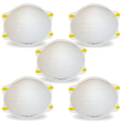 Pack de 5 masques respiratoires/masques anti-poussière N95