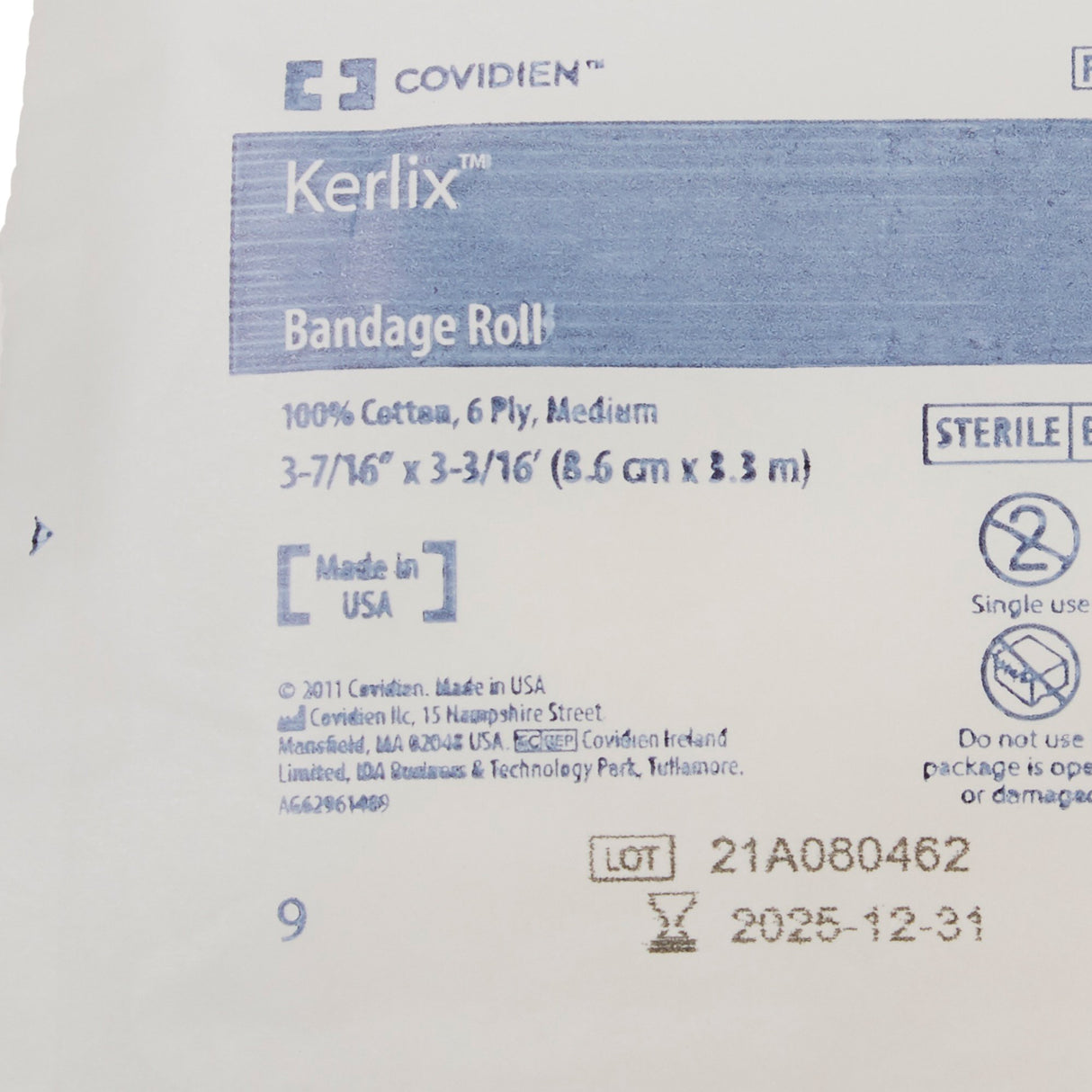 Fluff Bandage Roll Kerlix™ 3-4/10 Inch X 3-6/10 Yard 6-Ply Sterile 1 per Pouch - BeHope