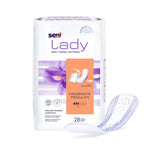 Bladder Control Pad Seni® Lady Moderate 10 Inch Length Moderate Absorbency Super Absorbent Core One Size Fits Most - BeHope