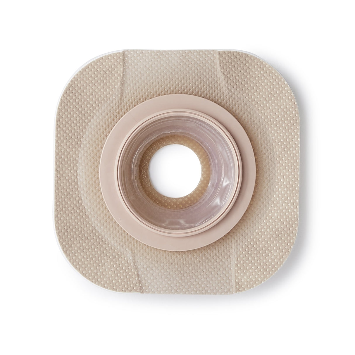 Ostomy Barrier New Image™ CeraPlus™ Precut, Extended Wear Adhesive Tape Borders 44 mm Flange Green Code System 7/8 Inch Opening - BeHope