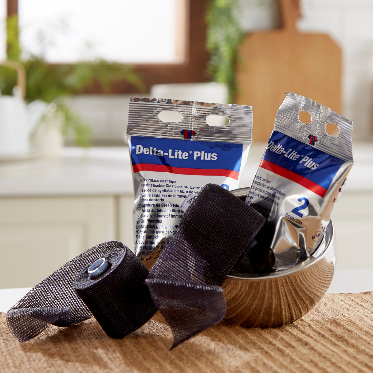 Cast Tape Delta-Lite® Plus 2 Inch X 12 Foot Fiberglass / Resin Black - BeHope