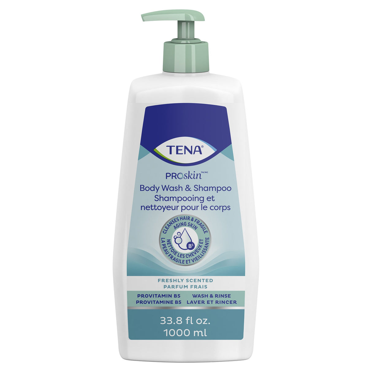 Shampoo and Body Wash TENA® ProSkin™ 33.8 oz. Pump Bottle Unscented - BeHope