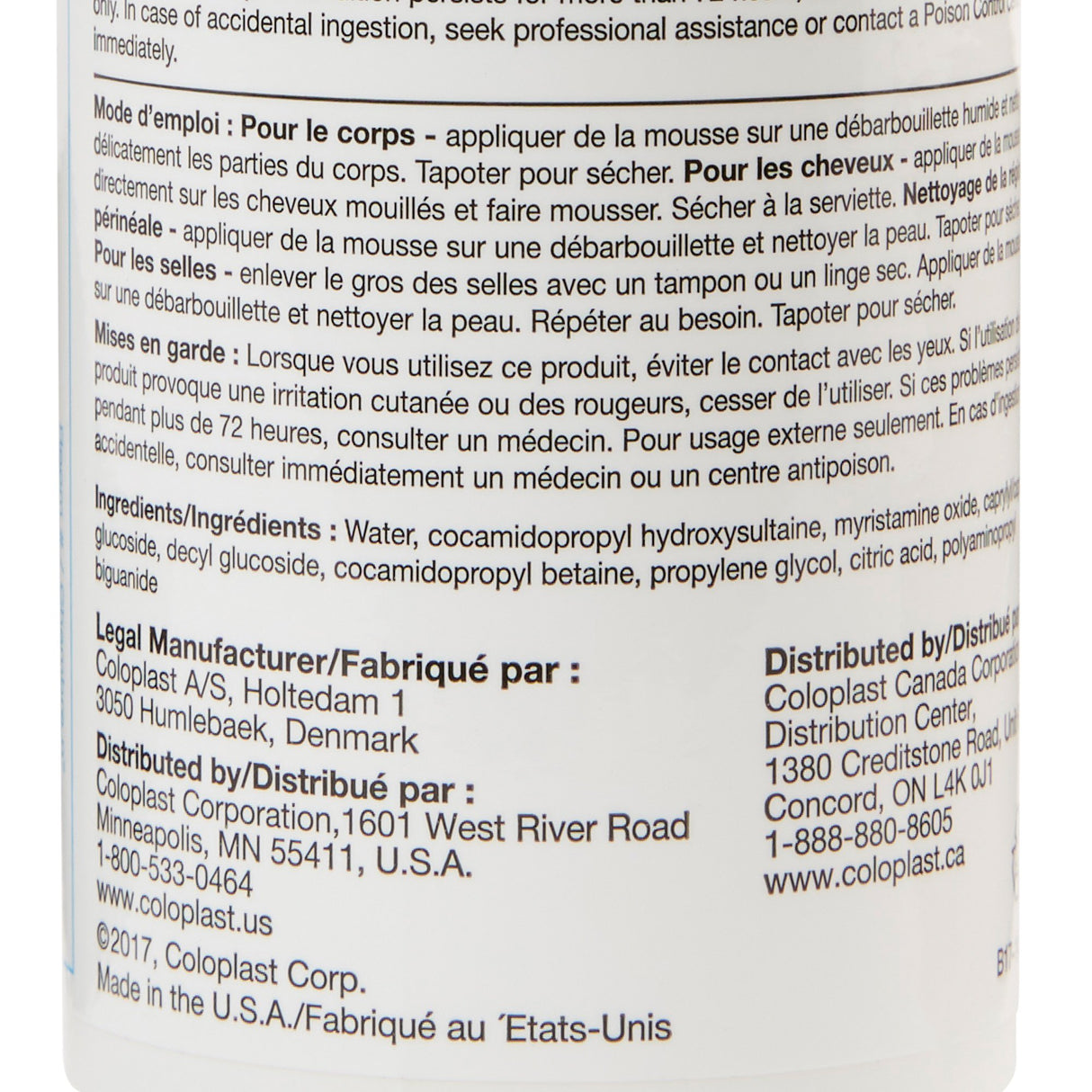 Rinse-Free Shampoo and Body Wash Bedside-Care® 8.1 oz. Pump Bottle Unscented - BeHope