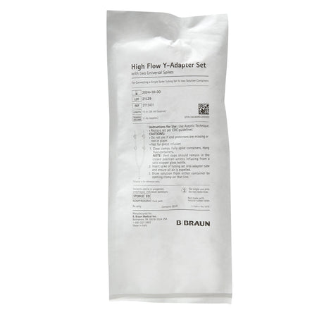 Pinnacle® High Flow Latex-Free Y-Adapter for IV Infusion - BeHope