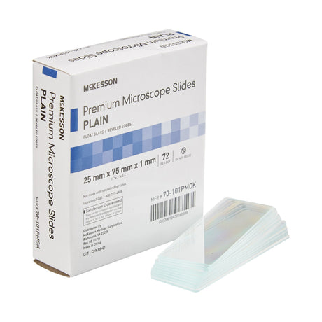 McKesson Plain Glass Microscope Slides Beveled Edges - BeHope
