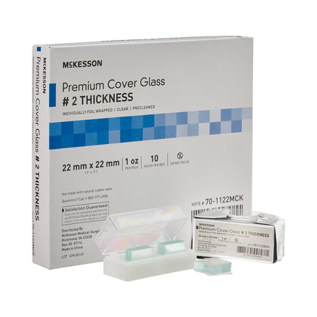 McKesson Precleaned Microscope Cover Glass - BeHope