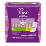 Bladder Control Pad Poise® Fresh Protection™ 8-1/2 Inch Length Light Absorbency Sodium Polyacrylate Core One Size Fits Most - BeHope