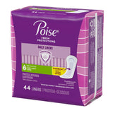 Bladder Control Pad Poise® Fresh Protection™ 8-1/2 Inch Length Light Absorbency Sodium Polyacrylate Core One Size Fits Most - BeHope