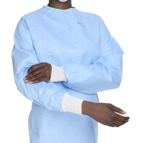 Surgical Gown With Towel Aero Blue Performance Breathable Sterile AAMI Level 3 Disposable - BeHope