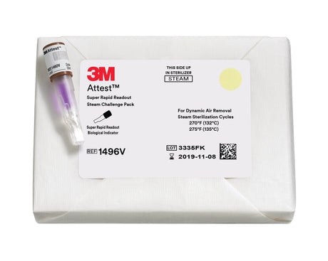 3M Attest Super Rapid Readout Biological Indicator Steam Challenge Pack - BeHope
