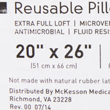 Bed Pillow McKesson Reusable Vinyl Coated Patient Comfort - BeHope