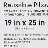 Bed Pillow McKesson 19 X 25 Inch White Reusable - BeHope