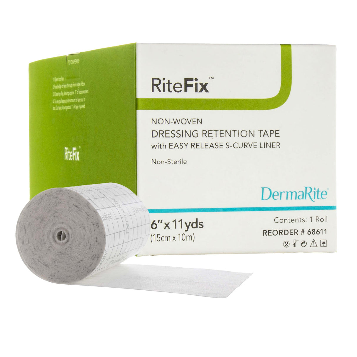 Dressing Retention Tape Ritefix™ Water Resistant Hypoallergenic Nonwoven Gentle Skin - BeHope