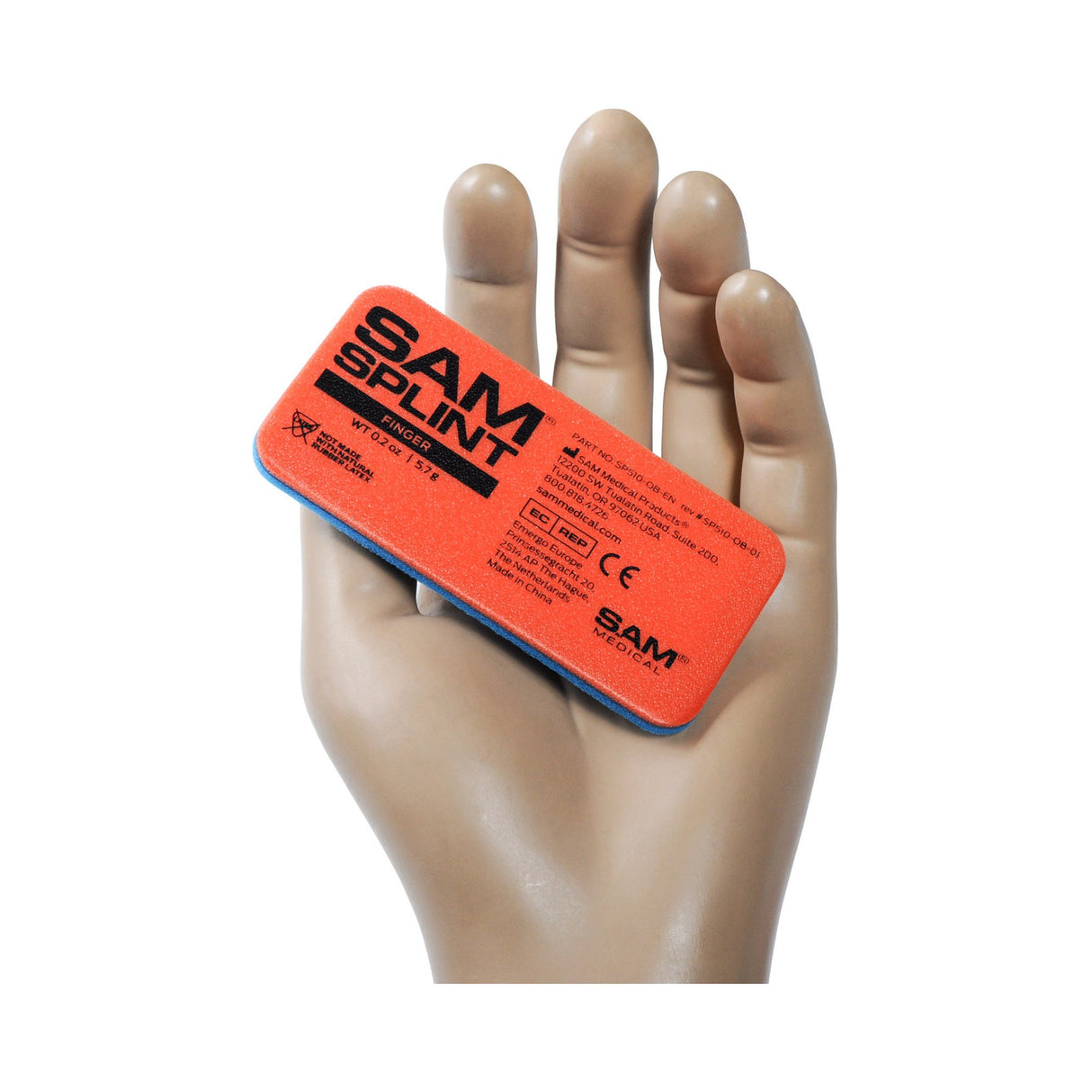 Finger Splint Sam® Blue / Orange - BeHope