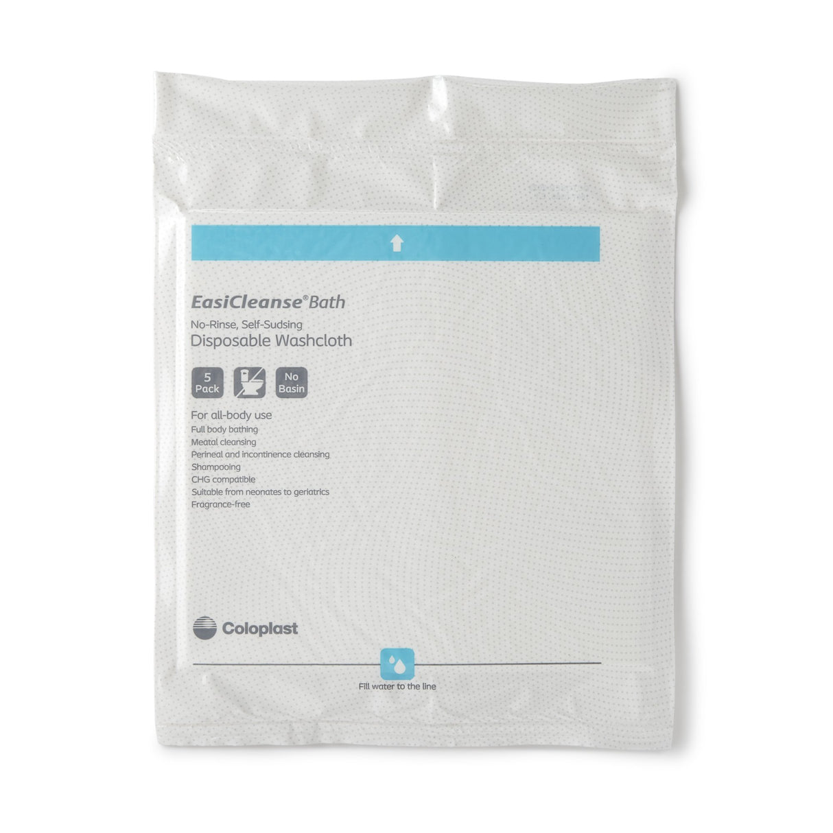 Personal Cleansing Wipe Bedside-Care® EasiCleanse™ Soft Pack Unscented 5 Count - BeHope