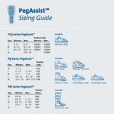 Insole Peg Assist™ Removable Pegs EVA / Foam / Poron Cover Female 8-1/2 to 10 Blue - BeHope
