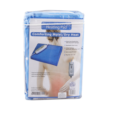 Moist/Dry Heating Pad ProMed General Purpose King Size Micro Plush Cover Reusable - BeHope