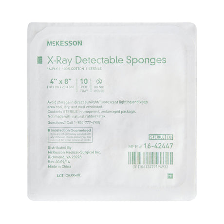 Mckesson Sterile X-ray Detectable Gauze Sponge - BeHope