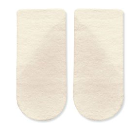Heel Pad Hapad® Medial / Lateral Self-Adhesive Wool Felt White - BeHope