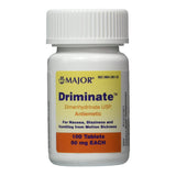 Nausea Relief Major® 50 mg Strength Tablet 100 per Box - BeHope