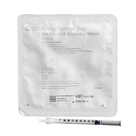 Standard Allergy Tray Precisionglide™ 27 Gauge Nonsafety Thin Wall for Specimen Collection - BeHope