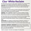 Laundry Stain Remover Clax® White Reclaim 1 lbs. Bag Powder Chlorine Scent - BeHope