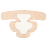 Foam Dressing ComfortFoamâ„¢ Border 5 X 8 Inch With Border Waterproof Backing Silicone Adhesive Elbow / Heel Sterile - BeHope