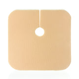 Foam Dressing DermaFoamÂ® Tracheostomy 3-1/2 X 3-1/2 Inch Without Border Waterproof Backing Nonadhesive Fenestrated Square Sterile - BeHope