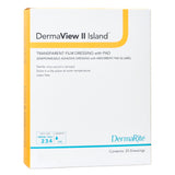 Transparent Film Dressing with Pad DermaView IIâ„¢ Island 2 X 2-3/4 Inch Frame Style Delivery Rectangle Sterile - BeHope