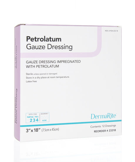 Dermarite® Petrolatum Gauze Dressing for Moist Wound Care - BeHope