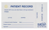 Sterilization Record Card Steam / EO Gas - BeHope
